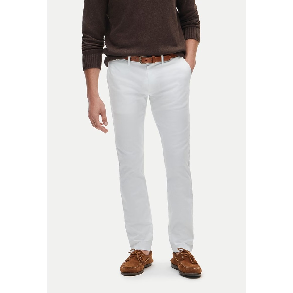 J.Crew 484 Slim-Fit Stretch Chino Pants White Men's Size 34 x 34 Casual Business - Picture 1 of 13